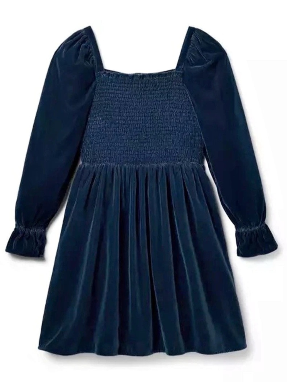 Janie and Jack Velvet Smocked Dress
